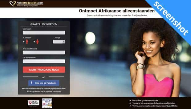AfroIntroductions.com screenshot