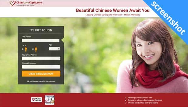 ChinaLoveCupid.com screenshot