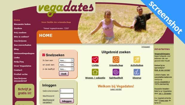 Vegadates screenshot