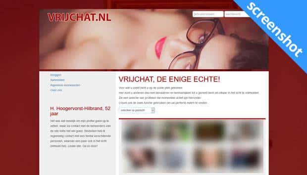Vrijchat.nl screenshot