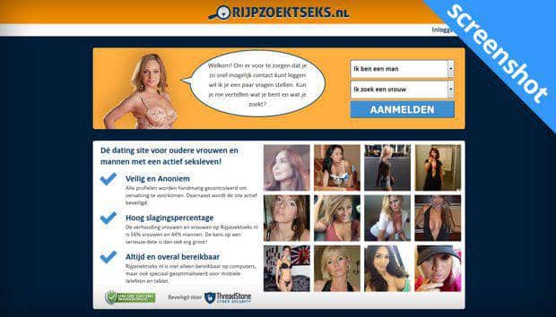 Rijpzoektseks.nl screenshot